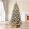 9ft. Pre-Lit Artificial Spruce Christmas Tree, Warm White LED Lights